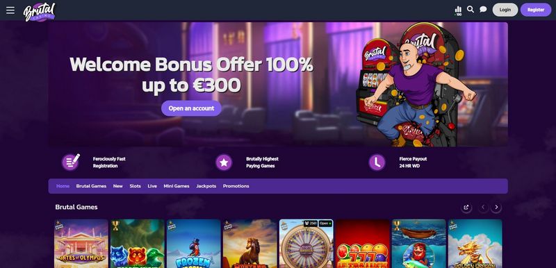Site de casino brutal
